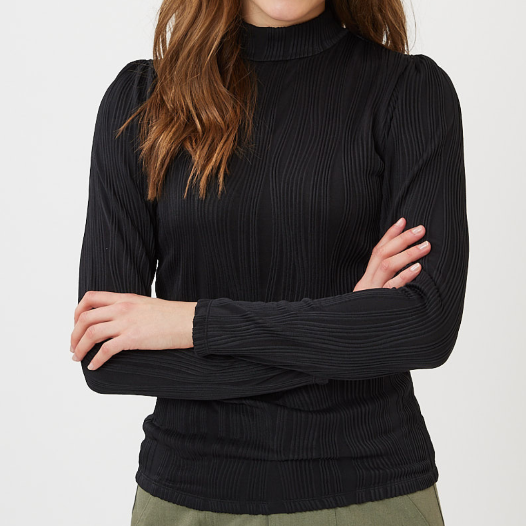 MOVES - BLUSE - FIENNE - SORT