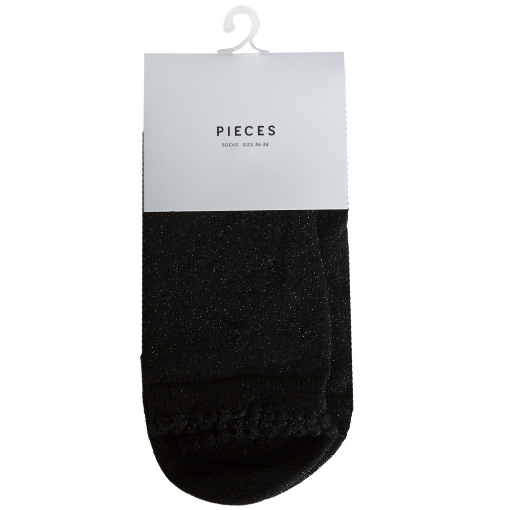 PIECES - GLIMMERSTRØMPE - SEBBY 17078534 - SORT