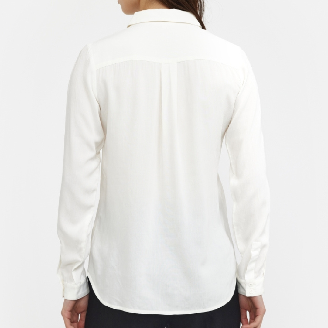 SOFT REBELS - SKJORTE - FREEDOM SR420-740 - SNOW WHITE
