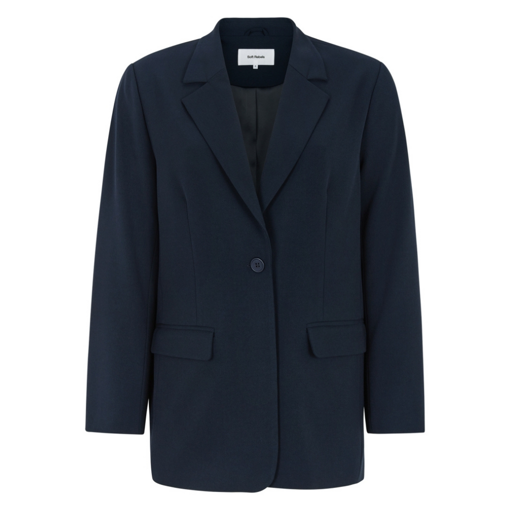 SOFT REBELS - BLAZER - VILJA LOOSE SRSS23-720 - TOTAL ECLIPSE