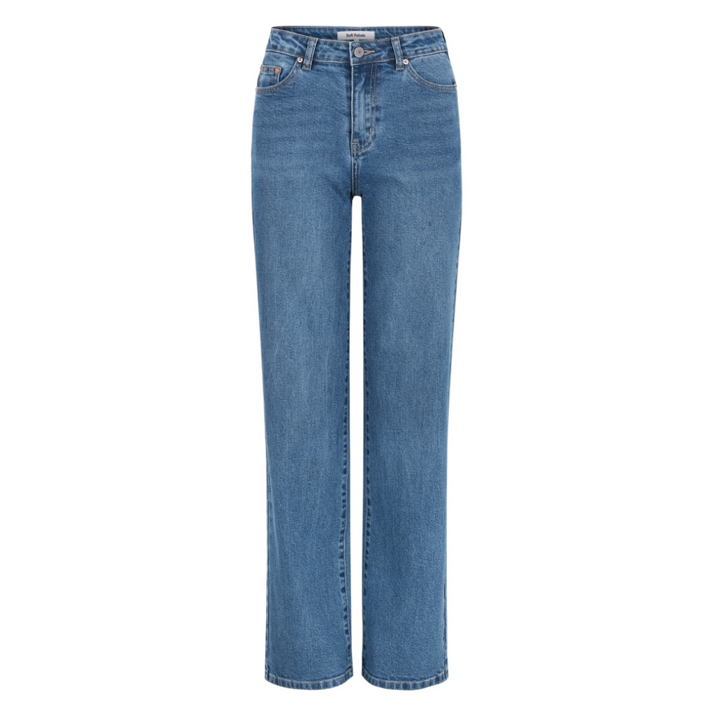 SOFT REBELS - JEANS - WILLA SR523-806 - TRUE BLUE DENIM