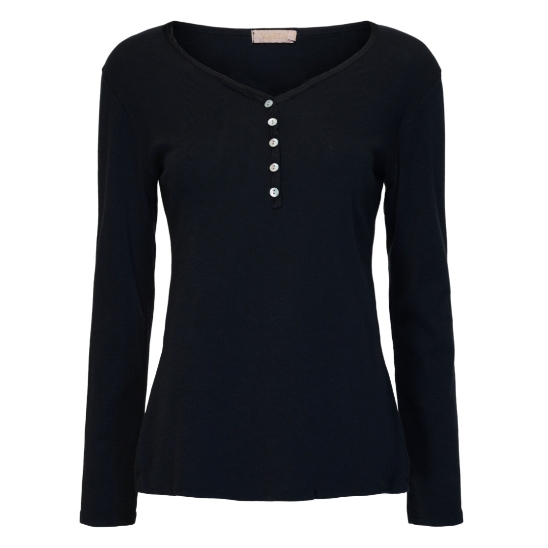 MARTA DU CHATEAU - BLUSE - JENNIFER 9005 - SORT