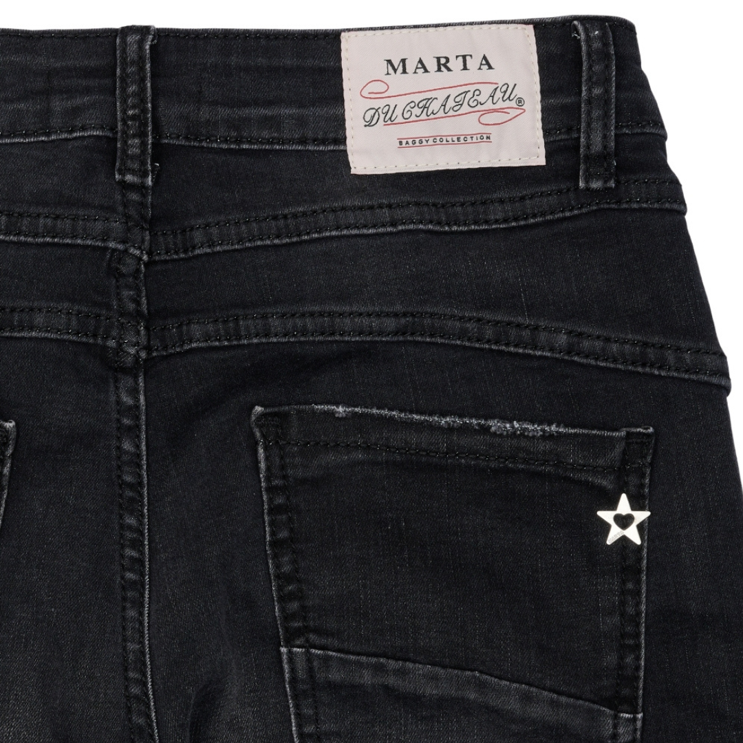 MARTA DU CHATEAU - JEANS - METTE MDC104-22255 - SORT DENIM