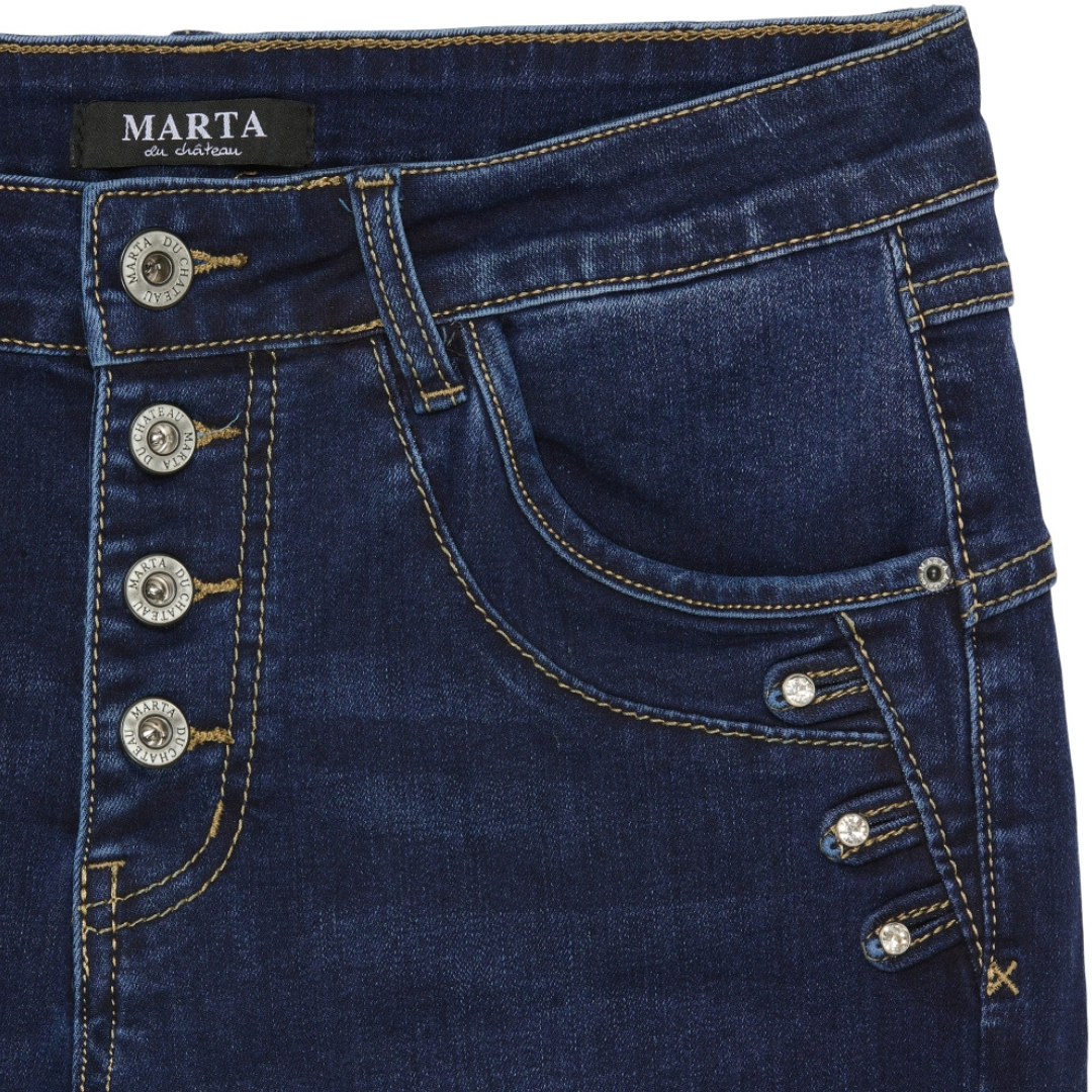 MARTA DU CHATEAU - JEANS - MARTHA MDC118-2528 - DENIM