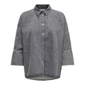 ONLY - SKJORTE - GRACE 15342032 - MEDIUM GREY DENIM