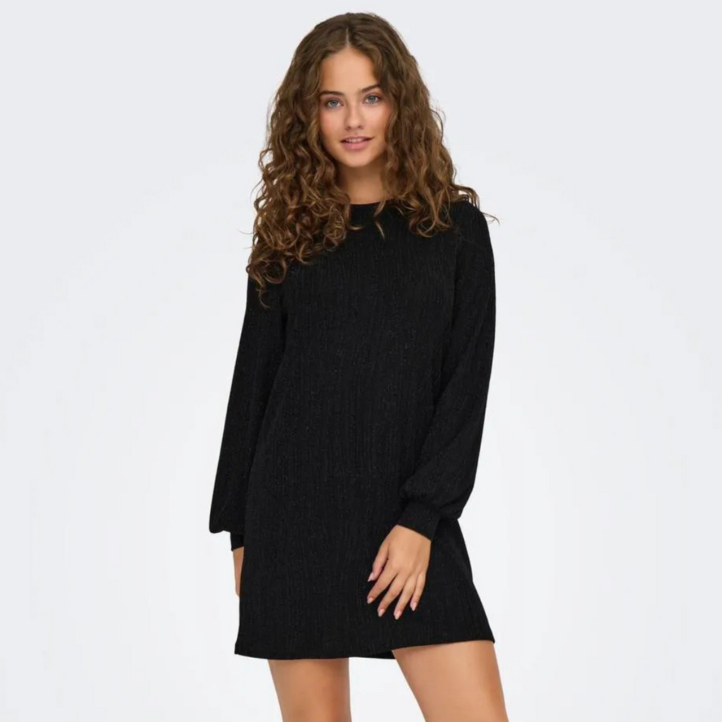 ONLY - KJOLE - CAROL GLITTER BOW 15309903 - BLACK ZIGGA
