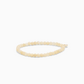 SOÏ - KRYSTAL ARMBÅND - GUL JADE 4 MM.