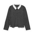 VERO MODA - POLO - ALMA 10327836 - BLACK/WHITE