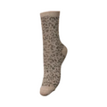 PIECES - GLIMMERSTRØMPE - SEBBY 17151109 - TAUPE/GREY/BLACK