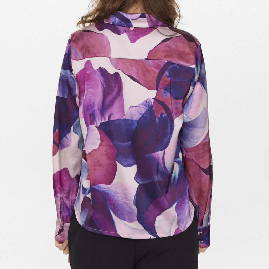 NÜMPH - SKJORTE - ISOBELL 704864 - VIOLET ICE