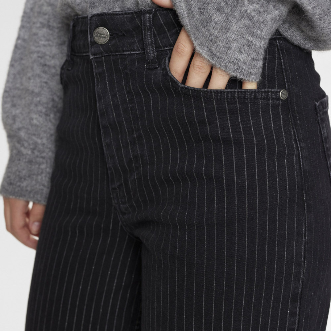 NÜMPH - JEANS - PARIS CROPPED GLAM 704884 - CAVIAR