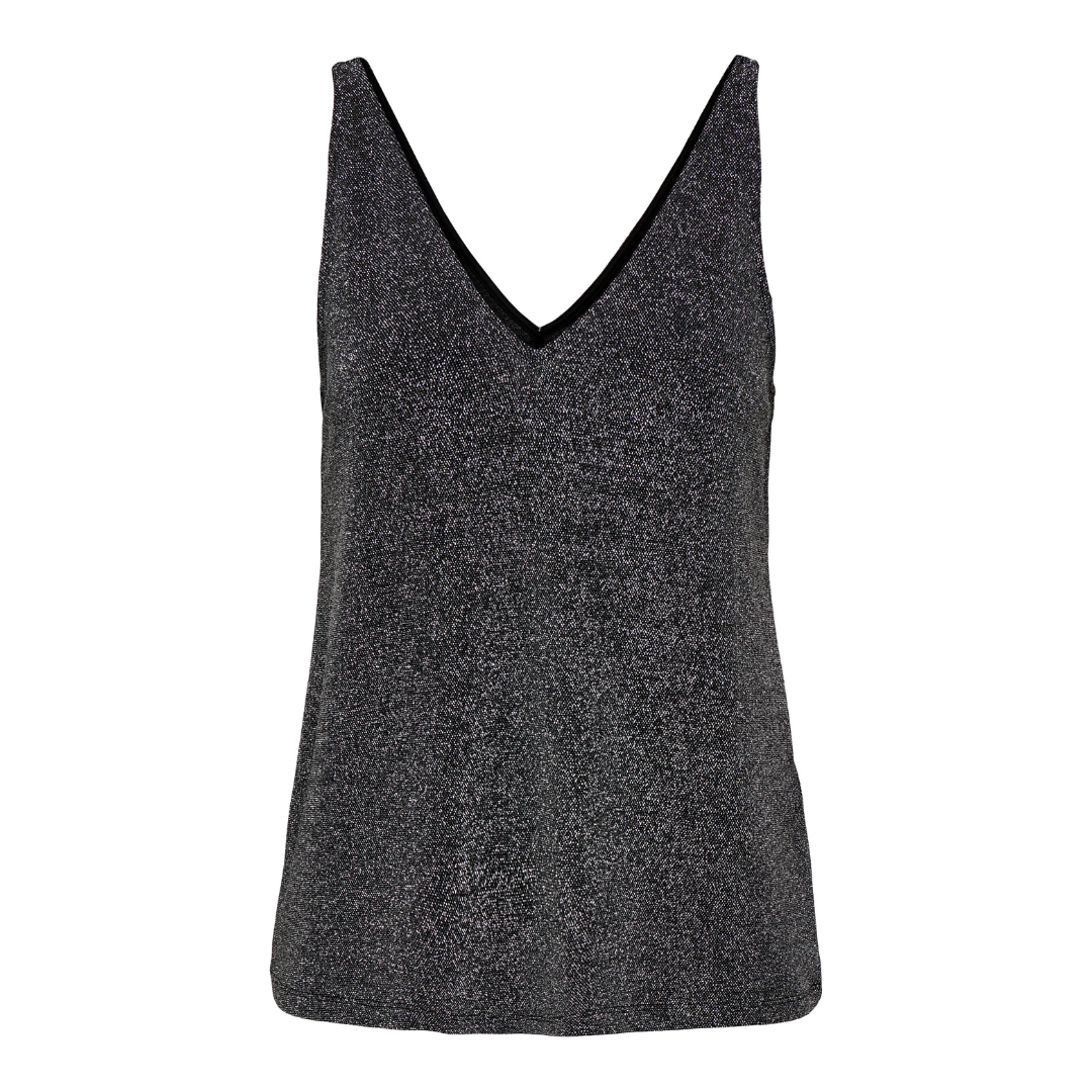 ONLY - TOP - QUEEN 15331403 - BLACK FILLI