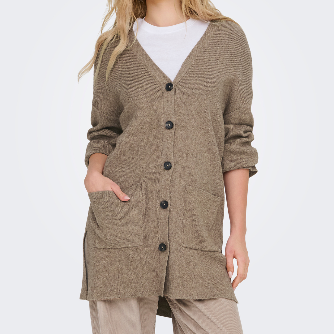 ONLY - CARDIGAN - KATIA 15339865 - MALT BALL MELANGE