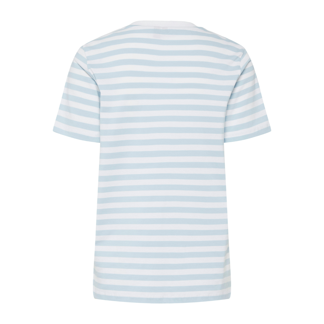 PIECES - T-SHIRT - RIA 17146339 - CASHMERE BLUE/BRIGHT WHITE