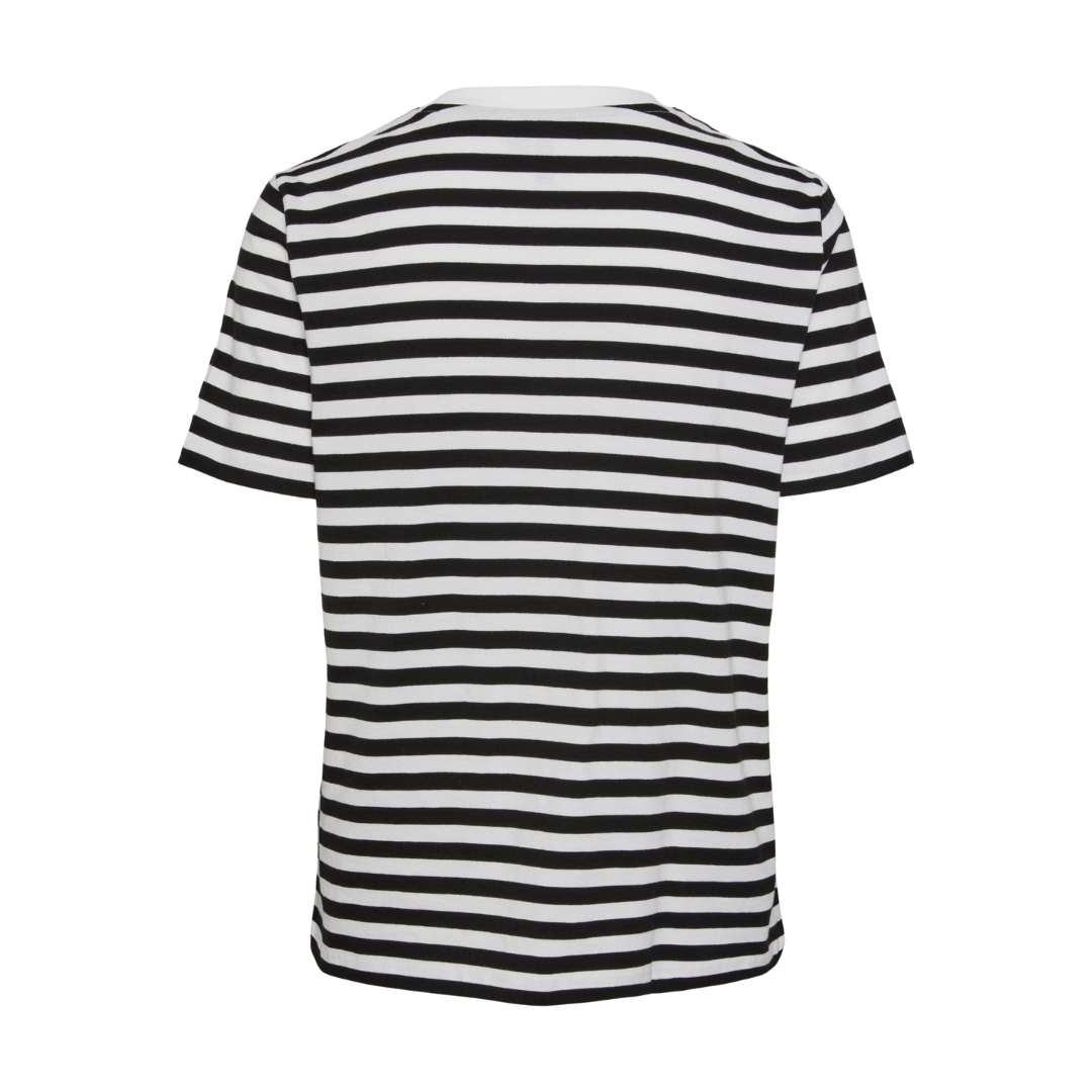 PIECES - T-SHIRT - RIA 17146339 - BLACK/BRIGHT WHITE