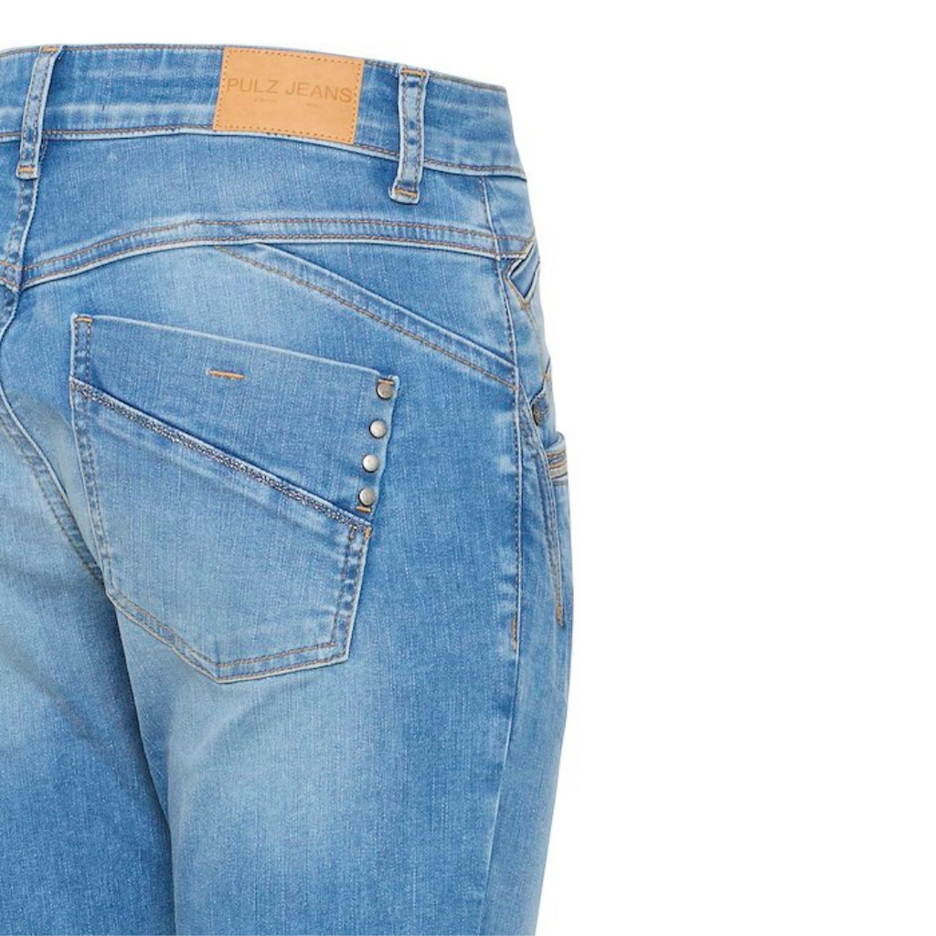 PULZ - JEANS - CARMEN ANKLE 50208730 - LIGHT BLUE DENIM