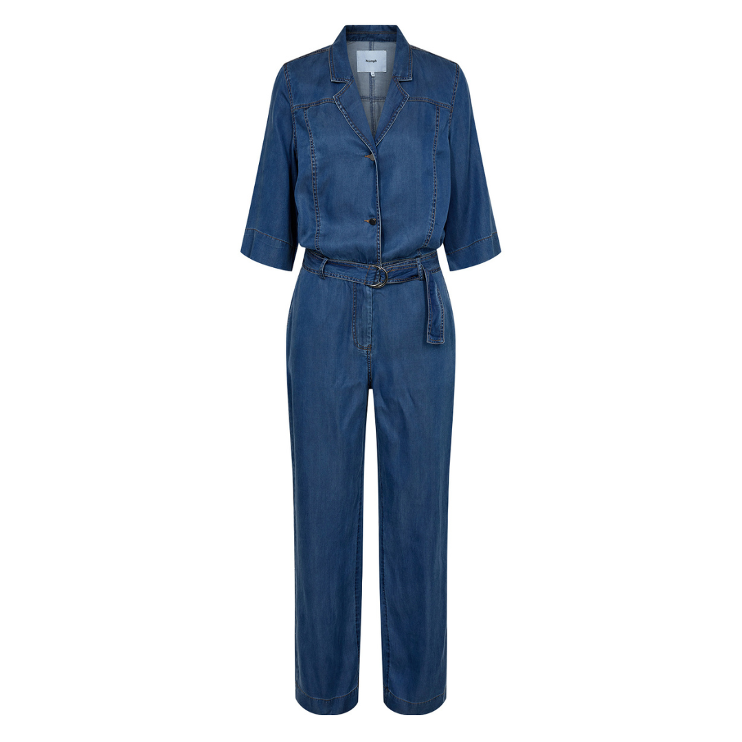 NÜMPH - BUKSEDRAGT - MIAMI 705298 - MEDIUM BLUE DENIM