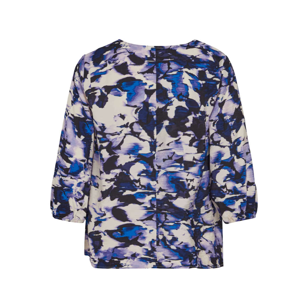 VILA - BLUSE - DOGMA KALI 14102467 - BIJOU BLUE KALI