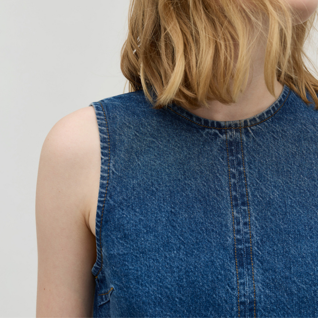GLOBAL FUNK - TOP - RIHNE 58439850 - MID VINTAGE BLUE