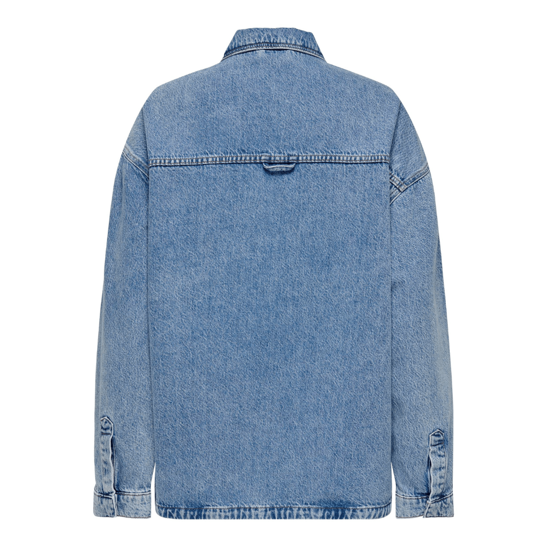 ONLY - SKJORTE - EMMIE 15324363 - LIGHT BLUE DENIM