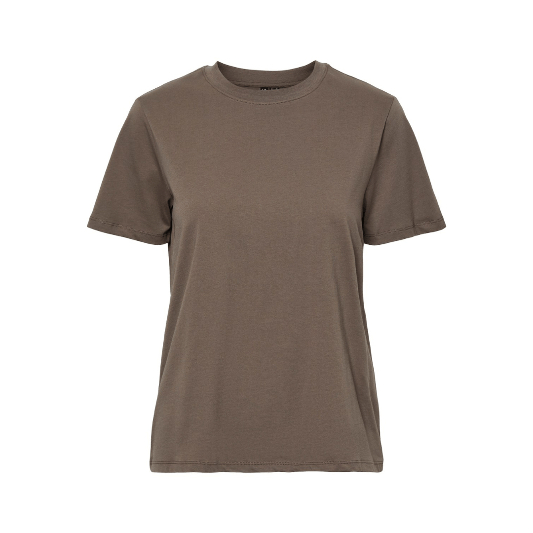 PIECES - T-SHIRT - RIA SOLID 17140802 -  MOREL