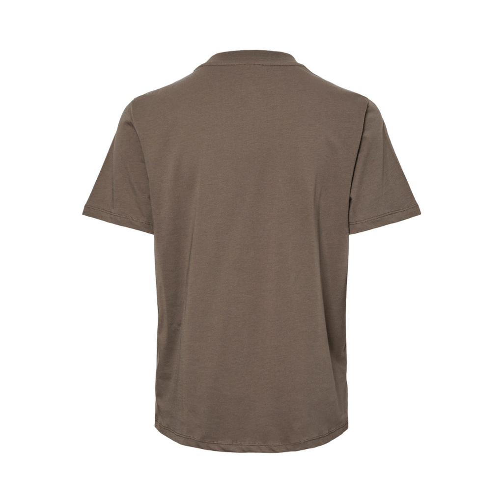 PIECES - T-SHIRT - RIA SOLID 17140802 -  MOREL