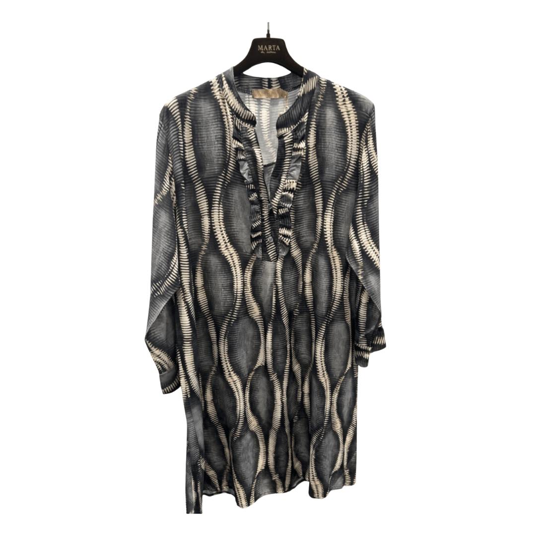 MARTA DU CHATEAU - KJOLE - 2604B - GREY LG1363