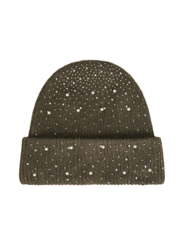 VILA - HUE - SUMMER - BEANIE - 14099942 -  GOTHIC OLIVE