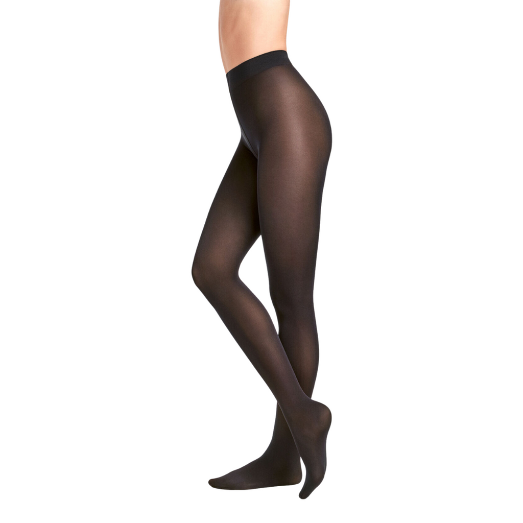 WOLFORD - STRØMPEBUKSER - VELVET DE LUXE 66 14775 - 7005 SORT