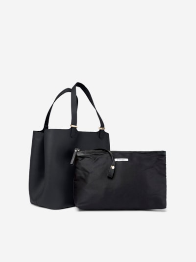 PIECES - SHOPPER - KOPA - 17082685 - SORT