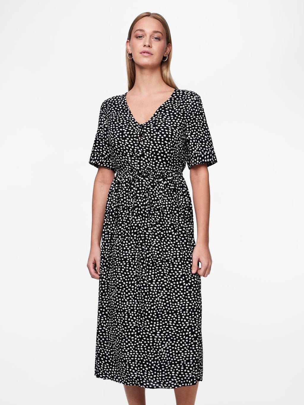 PIECES - KJOLE - TALA 17133688  - BLACK DOT