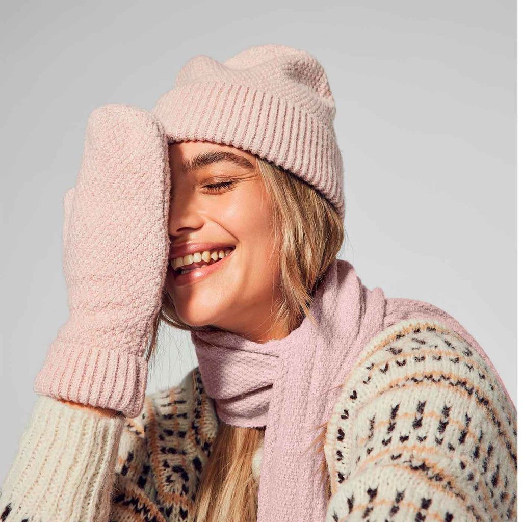ONLY - TØRKLÆDE - ANELISE LIFE 15266349 - ROSE SMOKE