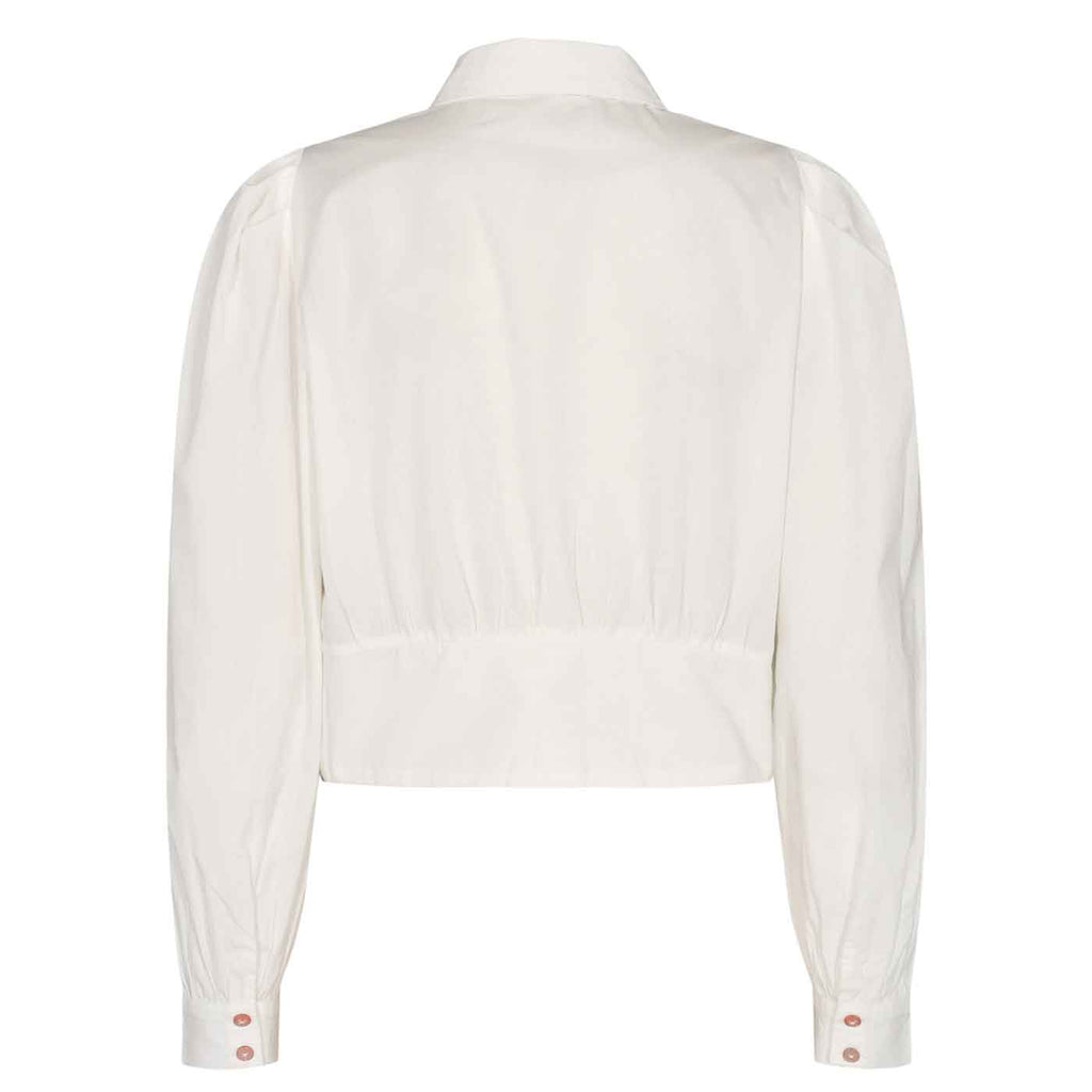 NÜMPH - SKJORTE - AUGUSTA  702543 - BRIGHT WHITE
