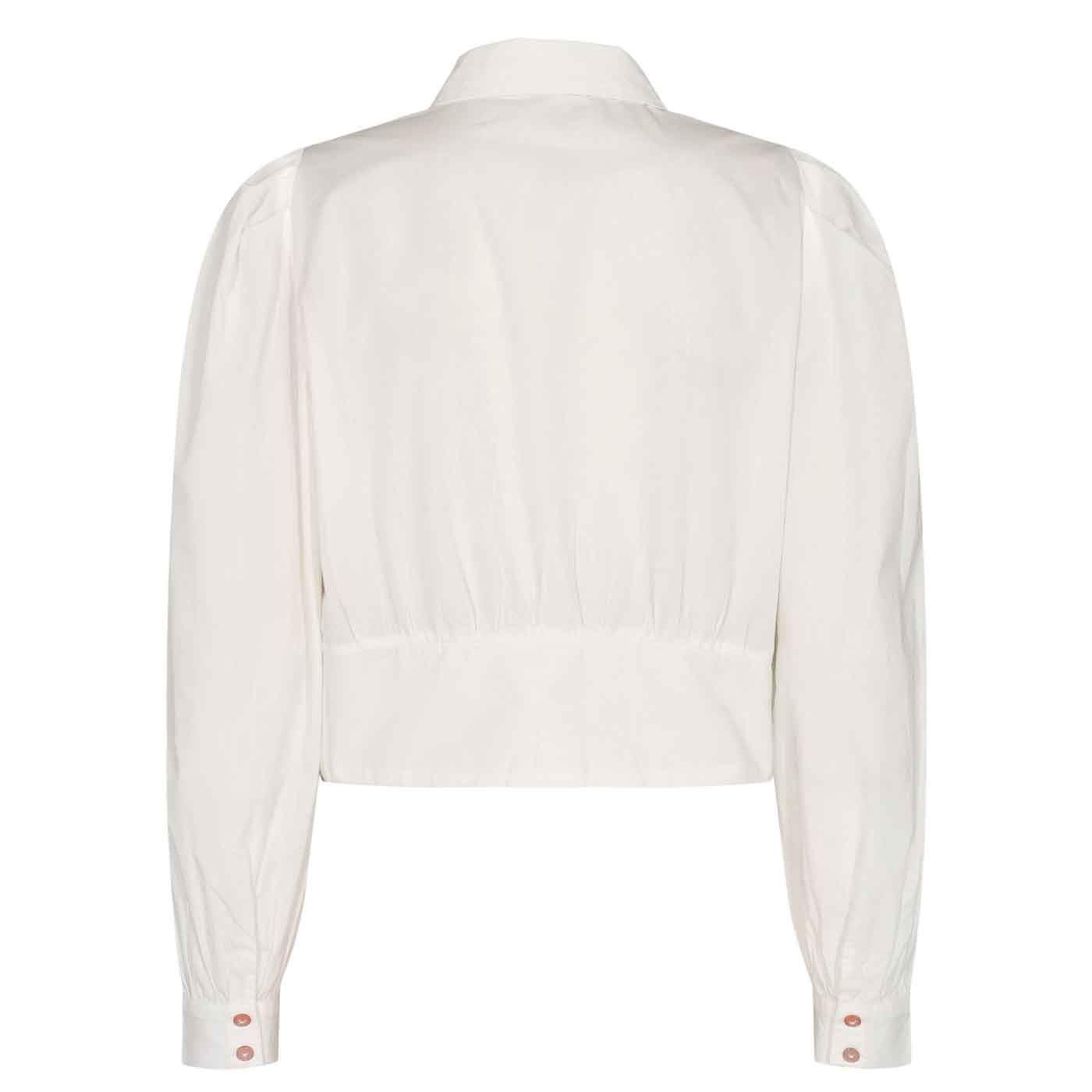 NÜMPH - SKJORTE - AUGUSTA  702543 - BRIGHT WHITE