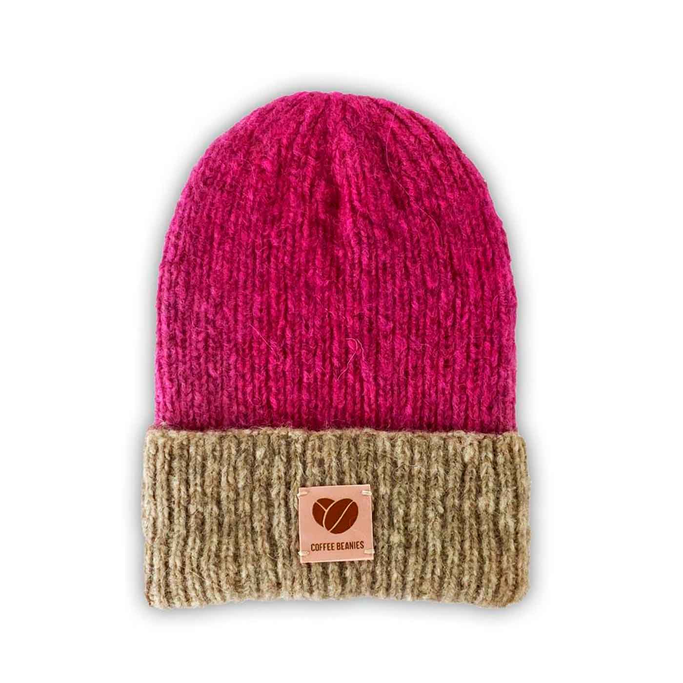 COFFEE BEANIES - SKY BEANIE TOP DYE - PINK