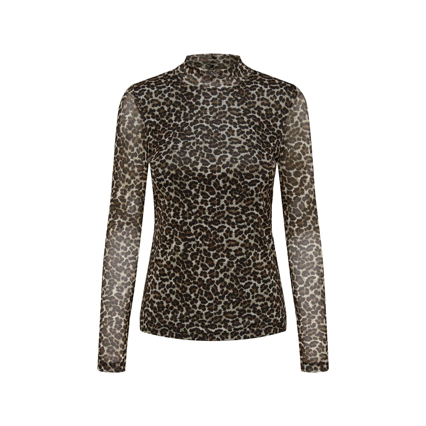ONLY - MESHBLUSE - ERICA 15141298 - PUMICE STONE/EVERYDAY LEO