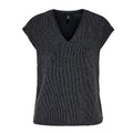 ONLY - TOP - CAROL 15360960 - BLACK/SILVER GLITTER