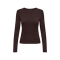 ONLY - T-SHIRT - RILEY 15323159 - BLACK COFFEE