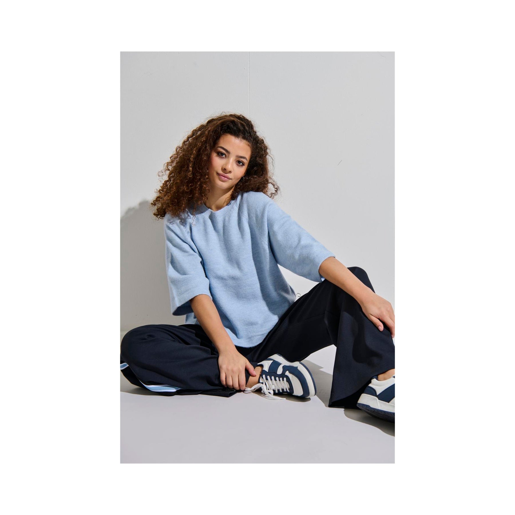 ONLY - PULLOVER - SIMONI 15333199 - CASHMERE BLUE