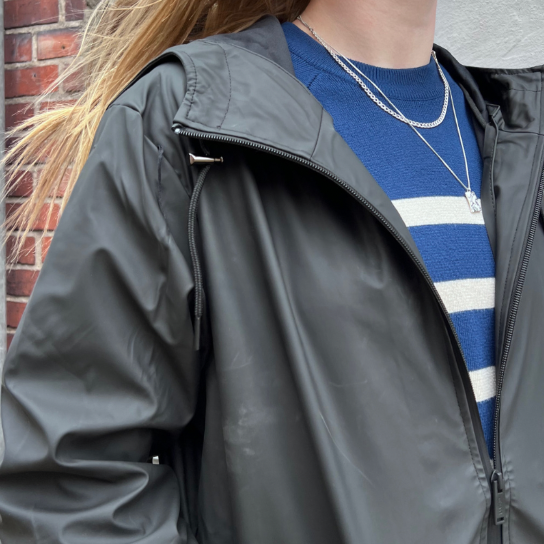 MBYM - REGNJAKKE - AUBREE - SORT