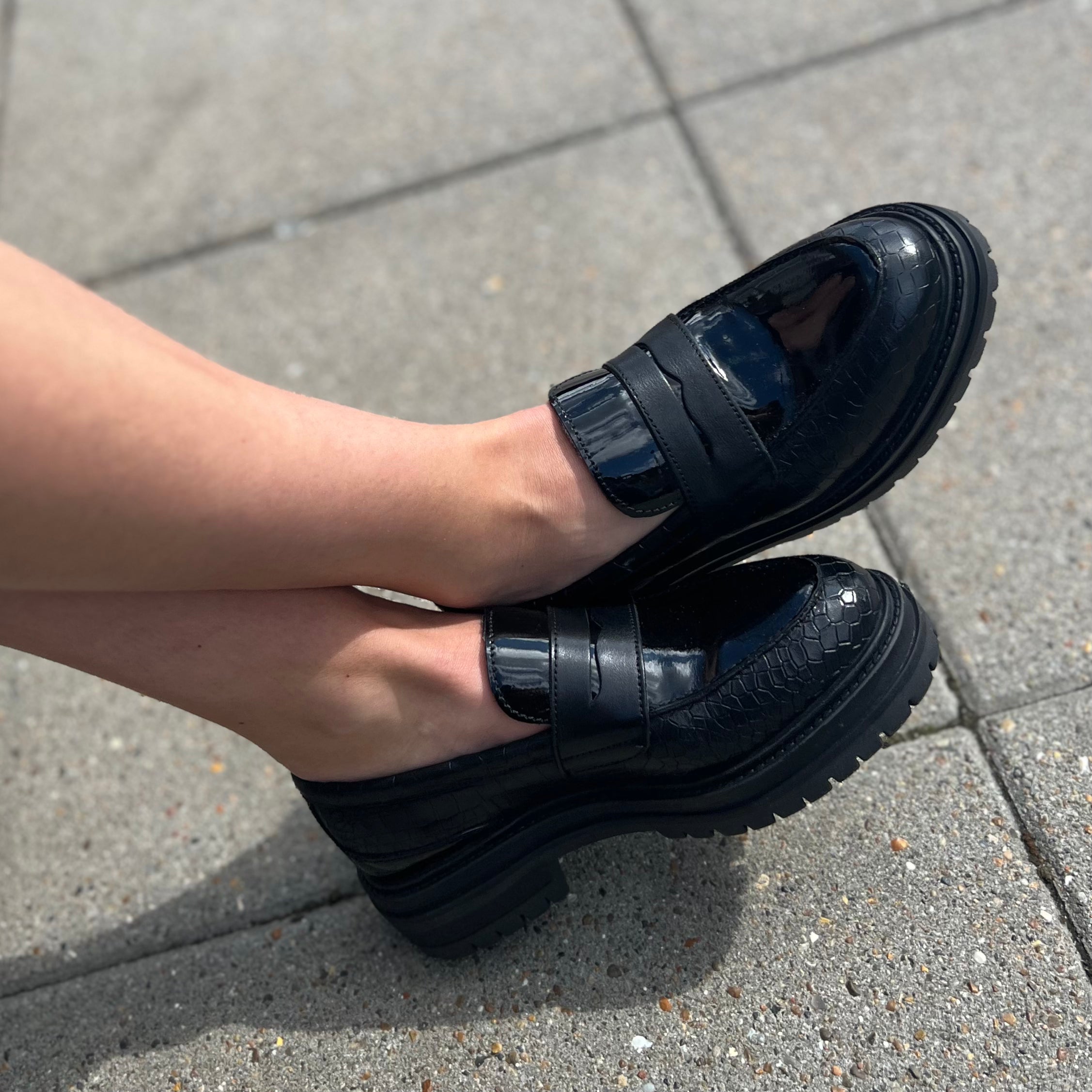 COPENHAGEN SHOES - LOAFERS - RUN FOR ME CS7723 - SORT