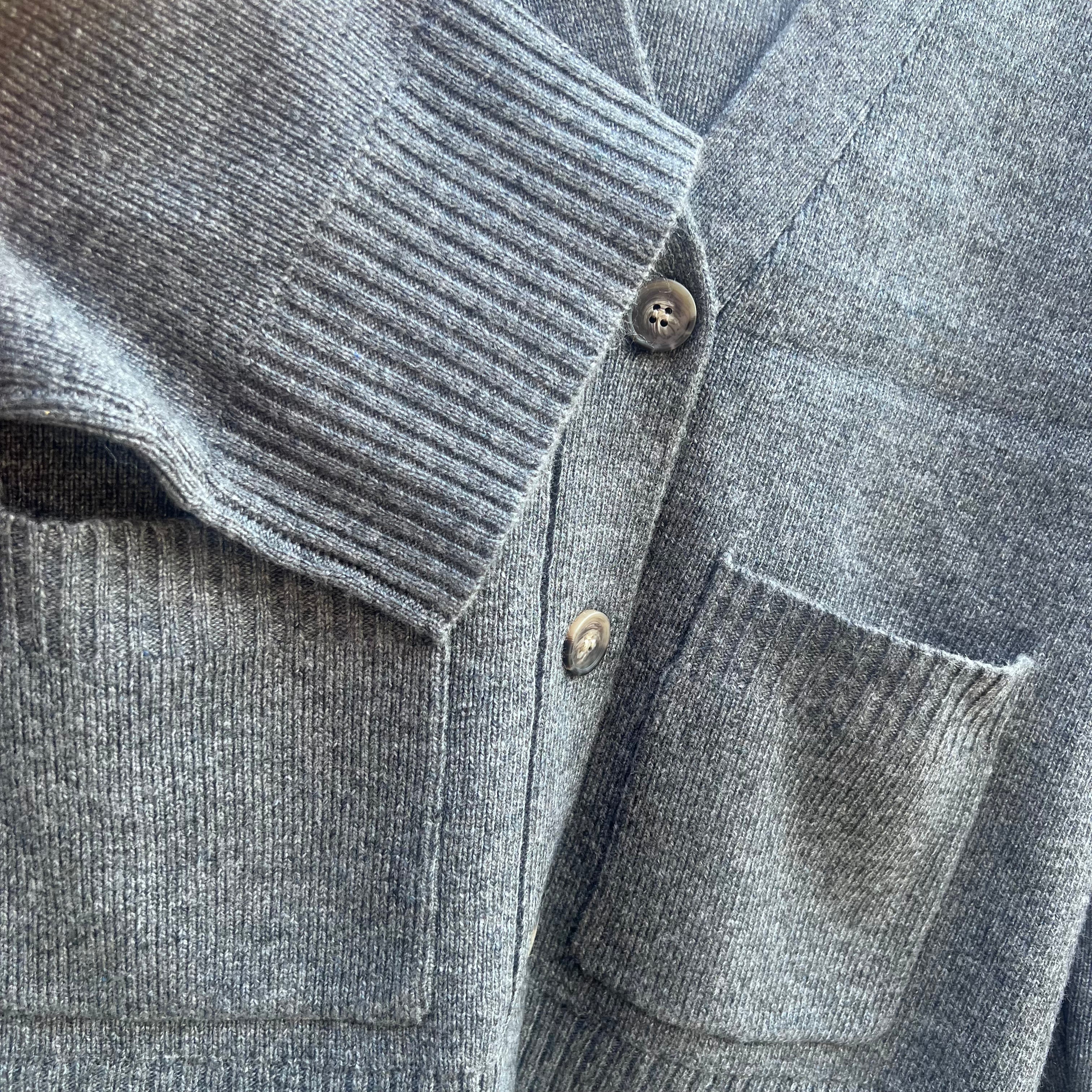 MBYM - CARDIGAN - RAHMA PACARI - CHARCOAL MELANGE