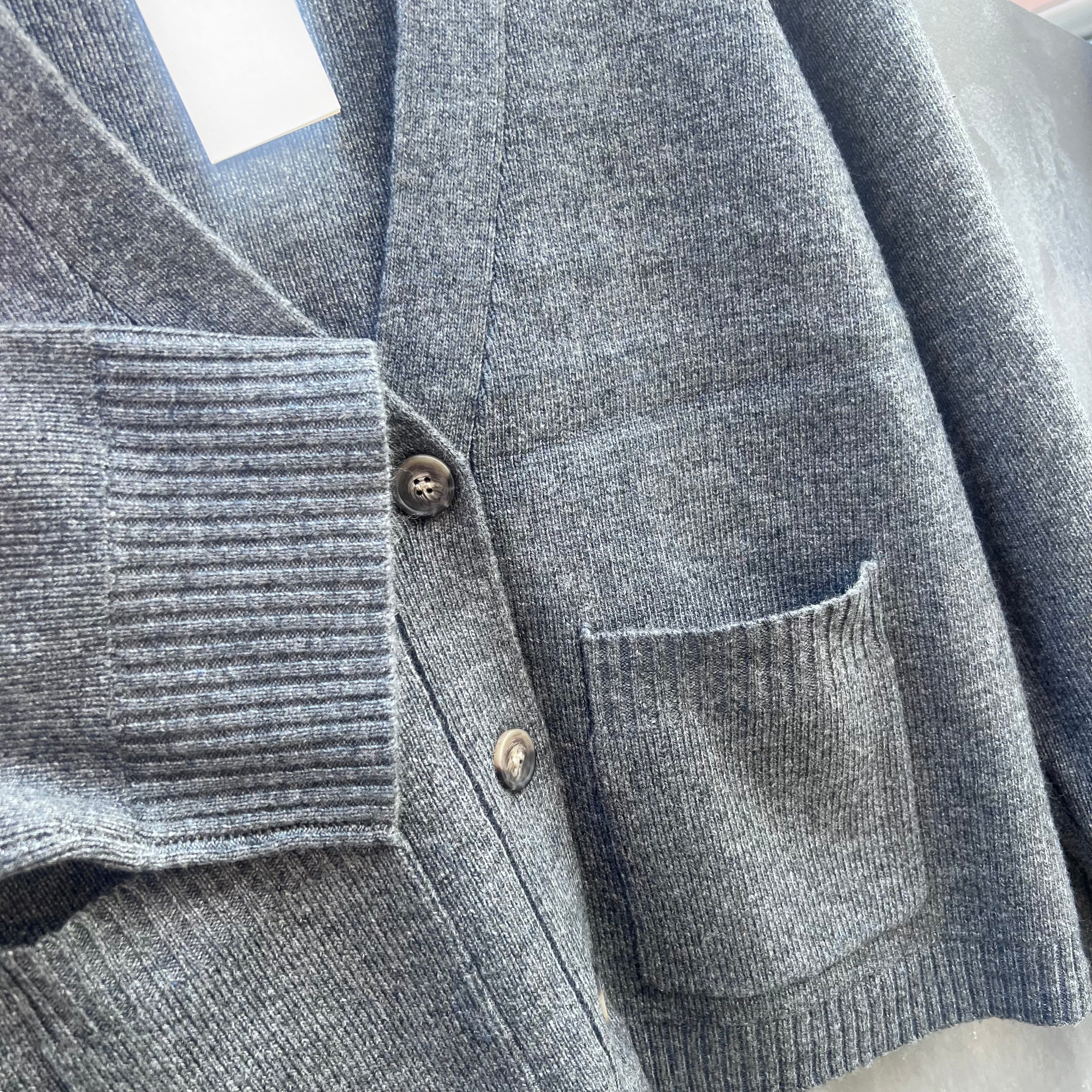 MBYM - CARDIGAN - RAHMA PACARI - CHARCOAL MELANGE