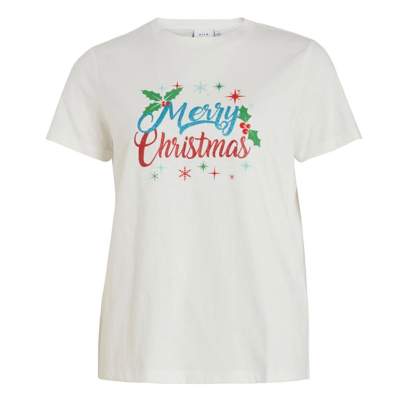 VILA - T-SHIRT - 14081851 - HVID