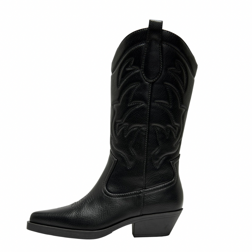ONLY - STØVLER - BRONCO PU - 15304379 - BLACK