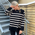 OBJECT - STRIK - ESTER 23040846 - SORT/SANDSHELL STRIB