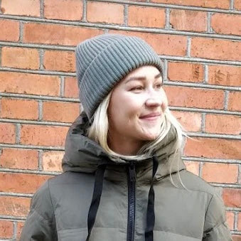 MOSS COPENHAGEN - BEANIE - GALINE RACHELLE - AGAVE GREEN