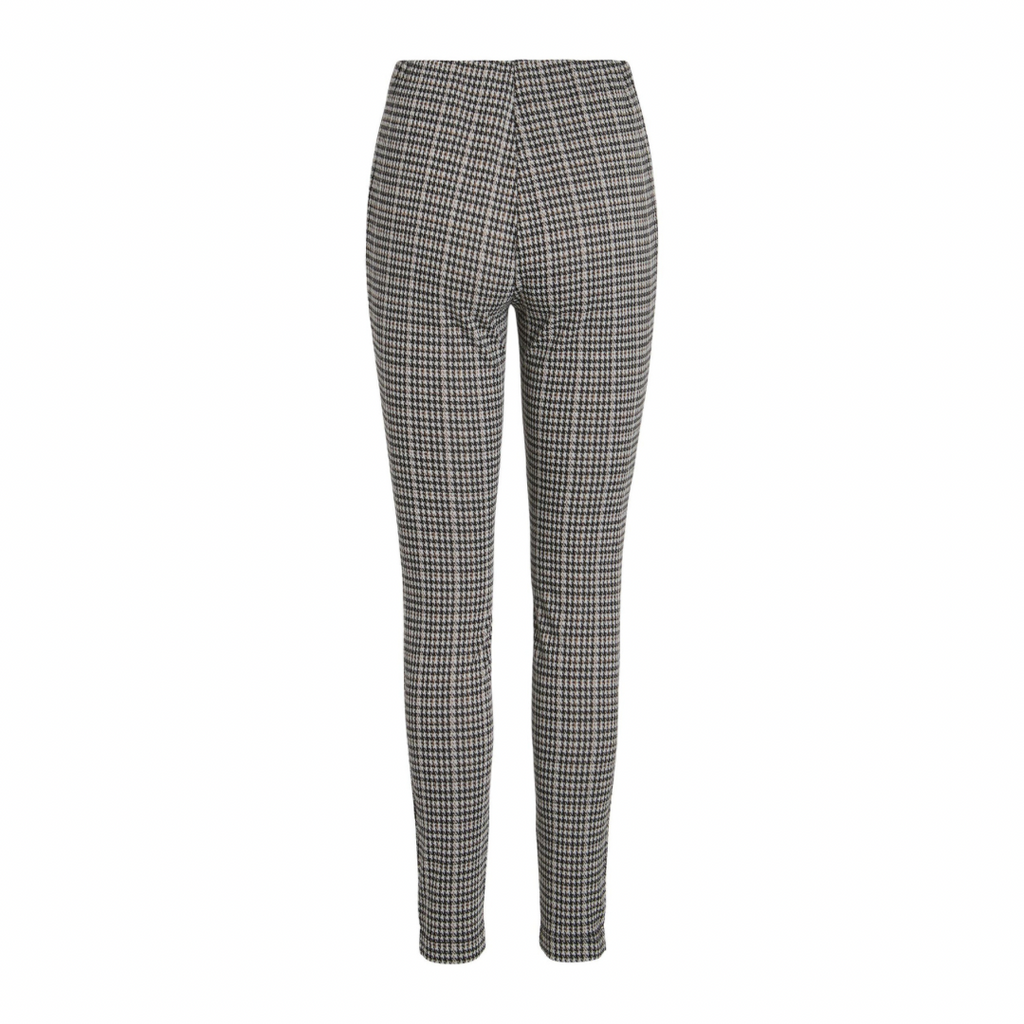 VILA - LEGGINGS - HOUNDI 14087259 - BLACK/BROWN LENTIL