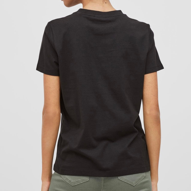 VILA - T-SHIRT - 14081851 - SORT