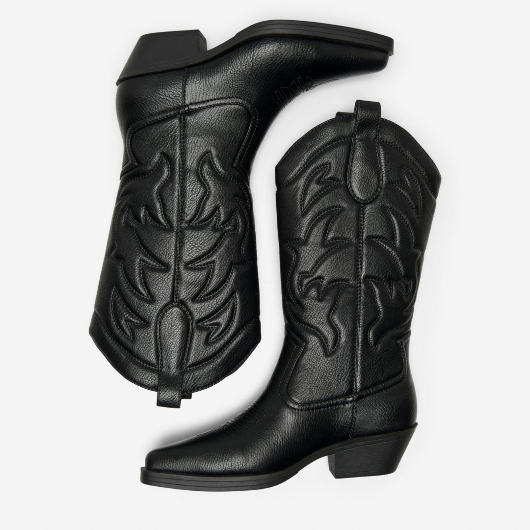 ONLY - STØVLER - BRONCO PU - 15304379 - BLACK